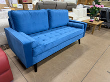 Sellner 70" Velvet Square Arm Tufted Seat Sofa! (BRAND NEW)
