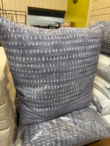 Holli Zollinger 26”x26” Bogo Rain Outdoor Throw Pillow Denim Blue - SET OF 2, Deny Designs! (NEW)