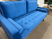 Sellner 70" Velvet Square Arm Tufted Seat Sofa! (BRAND NEW)