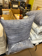Holli Zollinger 26”x26” Bogo Rain Outdoor Throw Pillow Denim Blue - SET OF 2, Deny Designs! (NEW)
