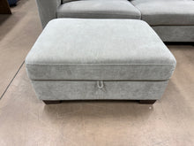 Santana Fabric Sectional with Storage Ottoman