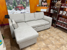 Coddle Luke Fabric Sleeper Sofa with Reversible Chaise and Storage