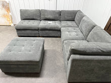 Thomasville Tisdale Fabric Sectional with Storage Ottoman
