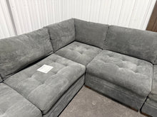 Thomasville Tisdale Fabric Sectional with Storage Ottoman