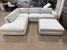 Andee Fabric Sectional with Ottoman