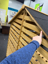 YardCove 29.76 in. Outdoor Firewood Storage Rack with Asphalt Roof and 2-Tier Shelves! (NEW & ASSEMBLED)