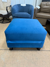 Blue Fabric Storage Ottoman! (NEW)