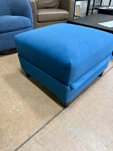 Blue Fabric Storage Ottoman! (NEW)