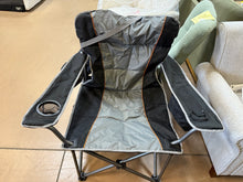 Oversized Camping Folding Chair Heavy Duty Support 450 LBS Steel Frame Collapsible Arm Chair with Cup Holder Black! (NEW)