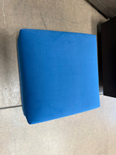 Blue Fabric Storage Ottoman! (NEW)