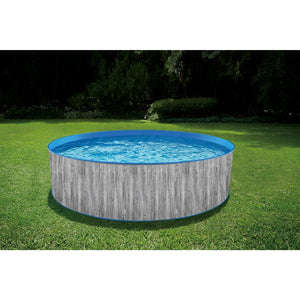 Blue Wave Capri 12-ft Round 36-in Deep Steel Wall Above Ground Swimming Pool Package! (NEW IN BOX)
