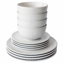over&back 12-piece Porcelain Dinnerware Set**New in box**