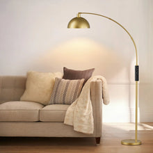 Emersynn 78.7'' Black Arched/Arc Floor Lamp with Remote Control, LED Bulb Included, and Metal Shade! (NEW IN BOX)