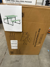 Your Zone Folding Kid's Activity Table, Steel and Plastic, Gray, for Children 3-8 Years, 33.11" x 40.94" x 21.85"!(NEW IN BOX)