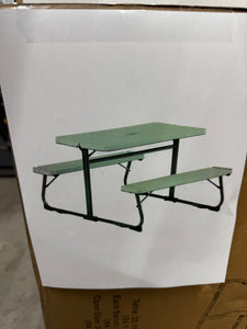 Your Zone Folding Kid's Activity Table, Steel and Plastic, Gray, for Children 3-8 Years, 33.11" x 40.94" x 21.85"!(NEW IN BOX)
