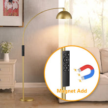 Emersynn 78.7'' Black Arched/Arc Floor Lamp with Remote Control, LED Bulb Included, and Metal Shade! (NEW IN BOX)