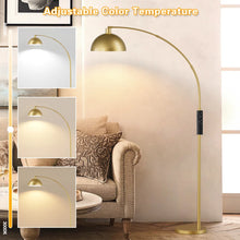 Emersynn 78.7'' Black Arched/Arc Floor Lamp with Remote Control, LED Bulb Included, and Metal Shade! (NEW IN BOX)
