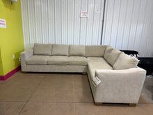 Thomasville Ellsford 2-piece Fabric Sectional, Beige! (BRAND NEW)