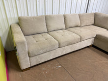 Thomasville Ellsford 2-piece Fabric Sectional, Beige! (BRAND NEW)