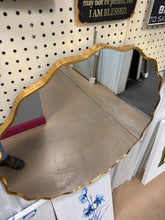 Scalloped Round Metal Wall Mirror, 31.5” x 31.5”!