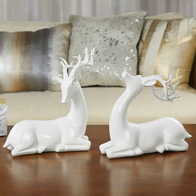 Holiday Deer, Set of 2**New in box**