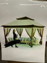 VEVOR Patio Gazebo, 11 x 11 FT Pop up Gazebo for 8-10 Person, with Mosquito Netting, Metal Frame, and PU Coated 250D Oxford Cloth, Outdoor Canopy! (NEW IN BOX)