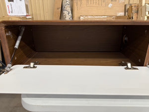 SALVAGE SPECIAL -  Minimalist Floating TV Stand, Modern Wall-Mounted Entertainment Center with 3 Drawers,Media Console,TV Console,62.99''! (DAMAGED FROM SHIPPING - HAS HARDWARE)