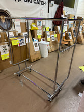 Metallic Metal Clothes Rack 60 in. W x 64 in. H! (NEW & ASSEMBLED)