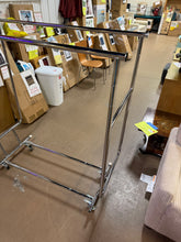 Metallic Metal Clothes Rack 60 in. W x 64 in. H! (NEW & ASSEMBLED)