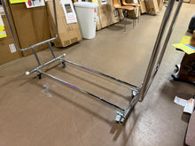 Metallic Metal Clothes Rack 60 in. W x 64 in. H! (NEW & ASSEMBLED)