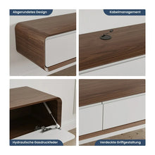 SALVAGE SPECIAL -  Minimalist Floating TV Stand, Modern Wall-Mounted Entertainment Center with 3 Drawers,Media Console,TV Console,62.99''! (DAMAGED FROM SHIPPING - HAS HARDWARE)