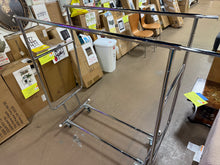 Metallic Metal Clothes Rack 60 in. W x 64 in. H! (NEW & ASSEMBLED)