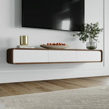 SALVAGE SPECIAL -  Minimalist Floating TV Stand, Modern Wall-Mounted Entertainment Center with 3 Drawers,Media Console,TV Console,62.99''! (DAMAGED FROM SHIPPING - HAS HARDWARE)