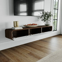 SALVAGE SPECIAL -  Minimalist Floating TV Stand, Modern Wall-Mounted Entertainment Center with 3 Drawers,Media Console,TV Console,62.99''! (DAMAGED FROM SHIPPING - HAS HARDWARE)