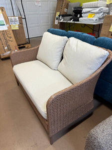 Mainstays Chelsea Outdoor Patio Loveseat! (NEW & ASSEMBLED)