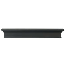The Henry Fireplace Mantel Shelf, 72” Black! (NEW IN BOX)