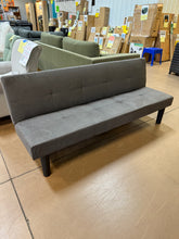 Modern Faux Suede Futon Sofa Bed,70" Convertible Sleeper Sofa Bed with 3 Adjustable Backrest Angles,Futon Couch Loveseat for Small Place, Grey! (NEW)