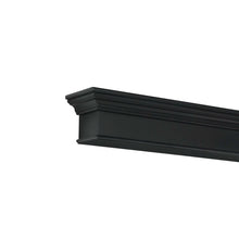The Henry Fireplace Mantel Shelf, 72” Black! (NEW IN BOX)