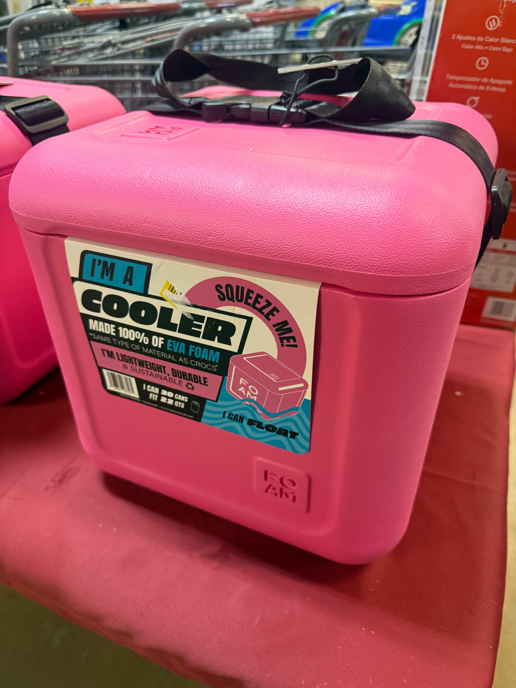 FOAM Portable EVA Lightweight Beach Rigid 30 Cans/22qt Hybrid Soft Sided Cooler!! BRAND NEW!!