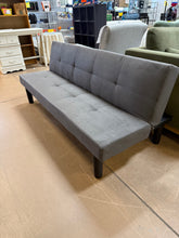 Modern Faux Suede Futon Sofa Bed,70" Convertible Sleeper Sofa Bed with 3 Adjustable Backrest Angles,Futon Couch Loveseat for Small Place, Grey! (NEW)