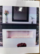The Henry Fireplace Mantel Shelf, 72” Black! (NEW IN BOX)