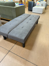 Modern Faux Suede Futon Sofa Bed,70" Convertible Sleeper Sofa Bed with 3 Adjustable Backrest Angles,Futon Couch Loveseat for Small Place, Grey! (NEW)