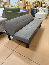 Modern Faux Suede Futon Sofa Bed,70" Convertible Sleeper Sofa Bed with 3 Adjustable Backrest Angles,Futon Couch Loveseat for Small Place, Grey! (NEW)