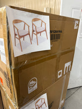 Set of 4 Leisure Bamboo Armchair Accent Chair with Curved Back and Bamboo Structure! (NEW IN TWO BOXES!)