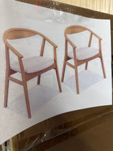 Set of 4 Leisure Bamboo Armchair Accent Chair with Curved Back and Bamboo Structure! (NEW IN TWO BOXES!)