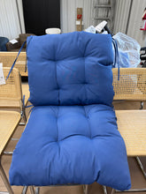 Outdoor 4'' Seat / Back Cushion, Blue, Set of 2! (NEW)
