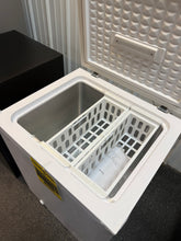 Vissani 5.0 cu. ft. Manual Defrost Chest Freezer with LED Light in White Garage Ready! (NEW - DENTED)