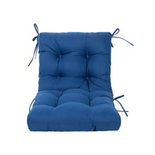 Outdoor 4'' Seat / Back Cushion, Blue, Set of 2! (NEW)