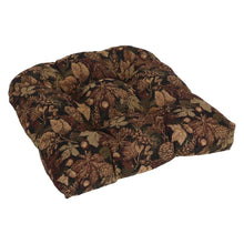 19-Inch Rounded Back Tapestry Chair Cushions (Set Of 4)
