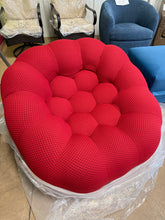 Cenie 48.43" Upholstered Club Accent Compression Chair, No Assembly Required! (NEW - RED)